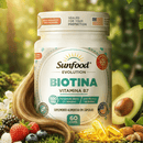 Biotina Vitamina B7 Sunfood 500mg 60Caps