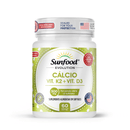 Cálcio + Vit K2 + Vit D3 Sunfood 500mg 60softgels