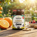 Coq10 + Vitamina A,D,E e K Sunfood 700mg 60Caps
