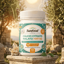 Cálcio Citrato Malato + Vit K2 Sunfood 500mg 60Caps