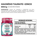 Magnesio Taurato + Zinco Sunfood 800mg 60caps