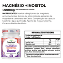 Magnésio + Inositol Sunfood 1000mg 60 Caps