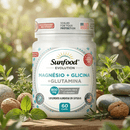 Magnésio +Glicina +Glutamina Sunfood 800mg 60Caps