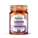 Coq10 Fonte de Vitamina E Sunfood 1200mg 60Sofgels