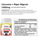 Cúrcumina + Piper Nigrum Sunfood 1000mg 60Caps